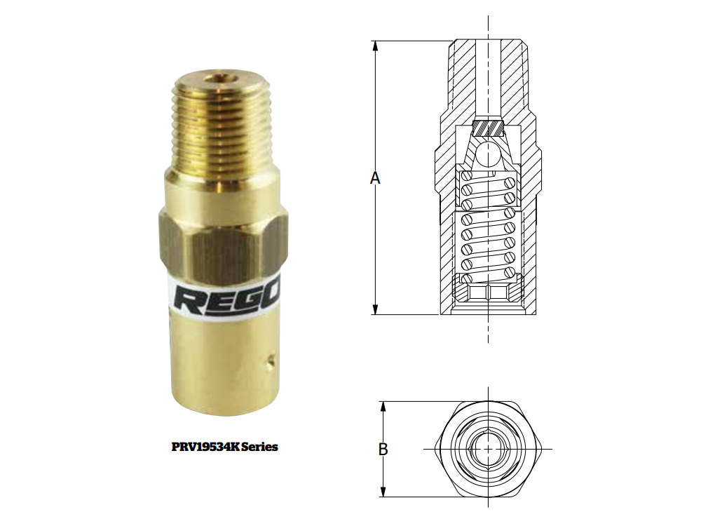 Клапаны RegO серии ASME PRV19534K